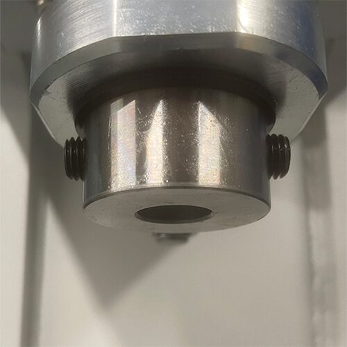 Profi Punch 16 Hydraulic C-Frame Punching Machine - Frontal View of Piston with Grub Screws