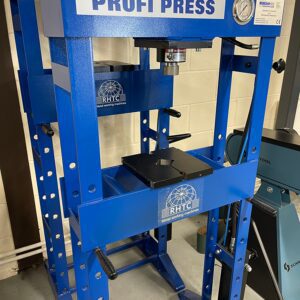RHTC 15 ton manual workshop press front view