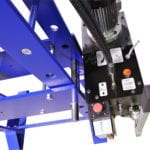 Hydraulic Portal Press controls top view