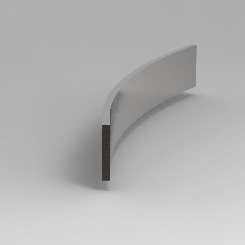 Flat Bar bent the easy way on a Workshoppress.co.uk Profile bender.