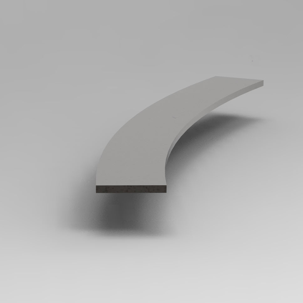 Flat Bar bent the hard way on a Workshoppress.co.uk Profile bender.