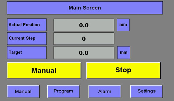NC controller for horizontal press