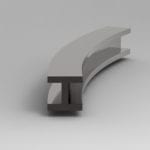 I Section bent on a Workshoppress.co.uk Profile bender.