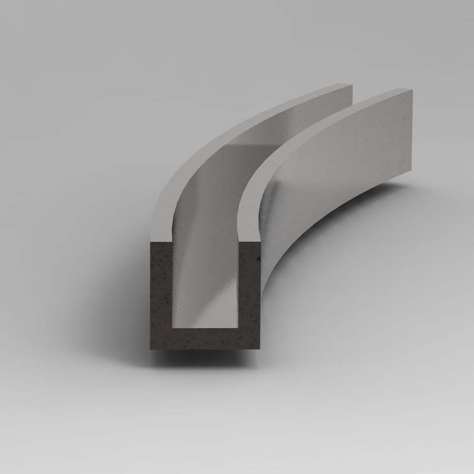 U Section bent the easy way on a Workshoppress.co.uk Profile bender.