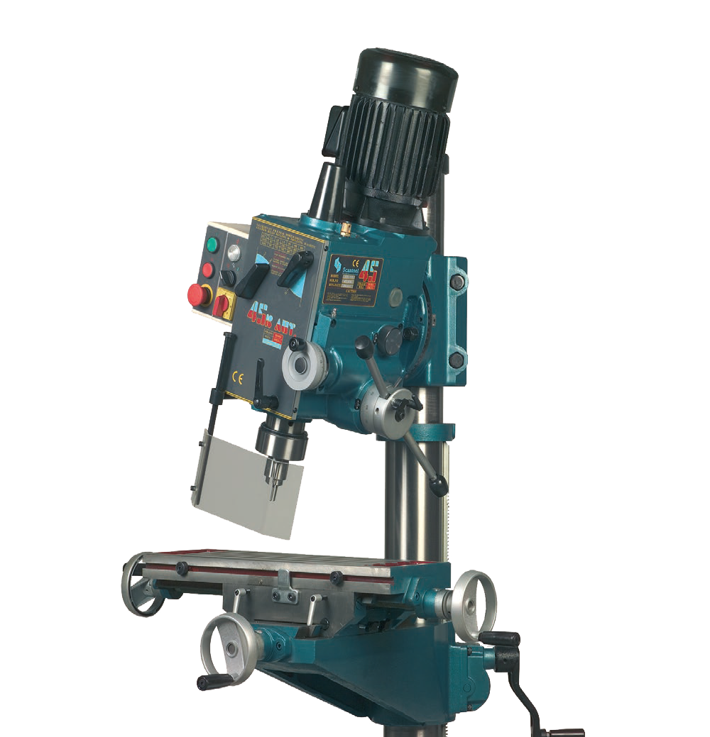 Mill Drill Tilted Head