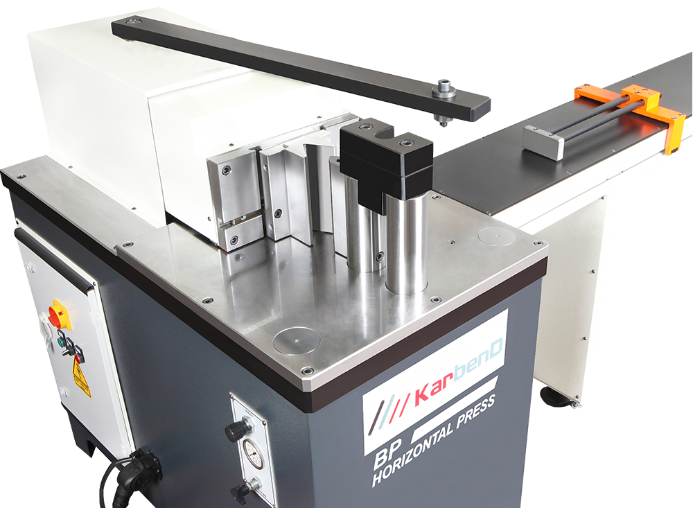 Horizontal Press Brake with Positioning Table