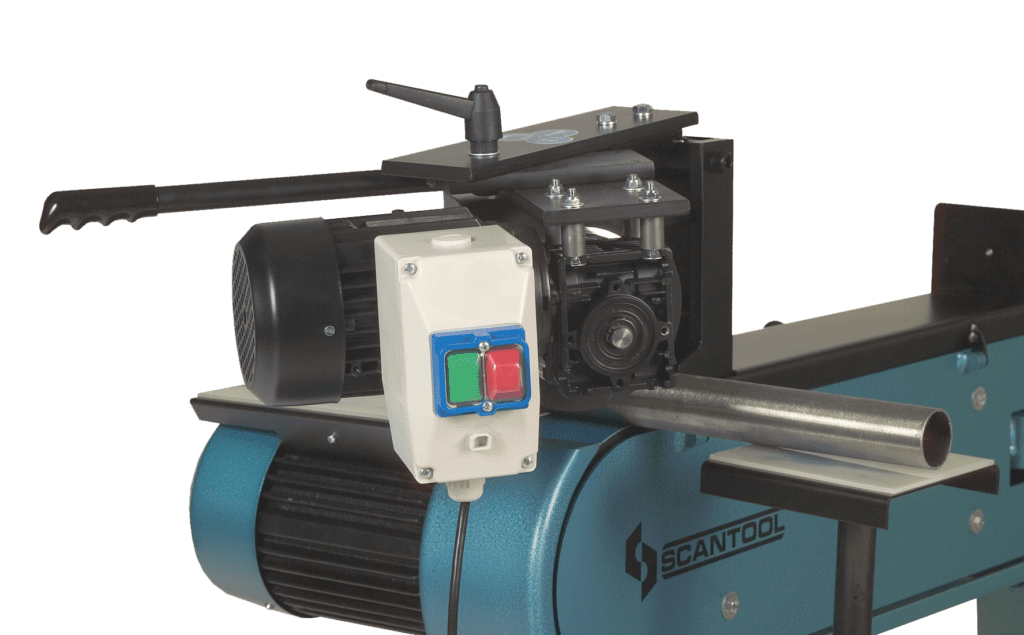 Scantool Centerless Belt Grinder Polishing Machine 75CGX with Exhaust