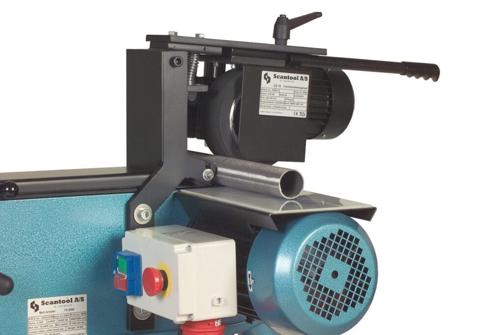 Scantool Centerless Belt Grinder Polishing Machine 75CGX with Exhaust