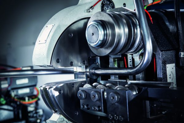 the BEND MASTER 38 which is a double-headed bending machine designed to suit bending requirements within the Automotive, Indoor Furniture, Outdoor Furniture, Healthcare and Retail industries with applications requiring the most stringent requirements of accuracy, reliability, flexibility, and speed.