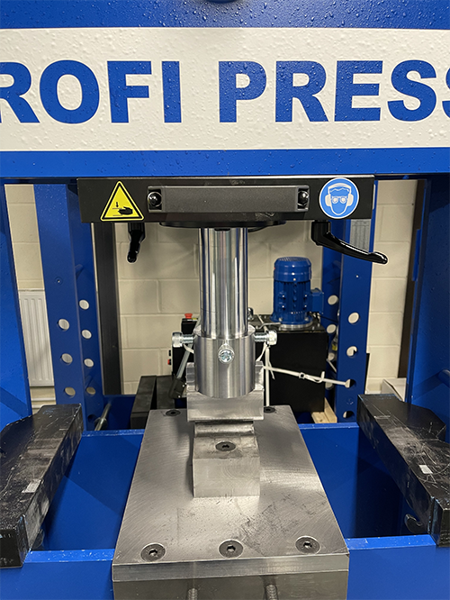 Motorised Workskhop Press Working table, toolholder, and press brake tool