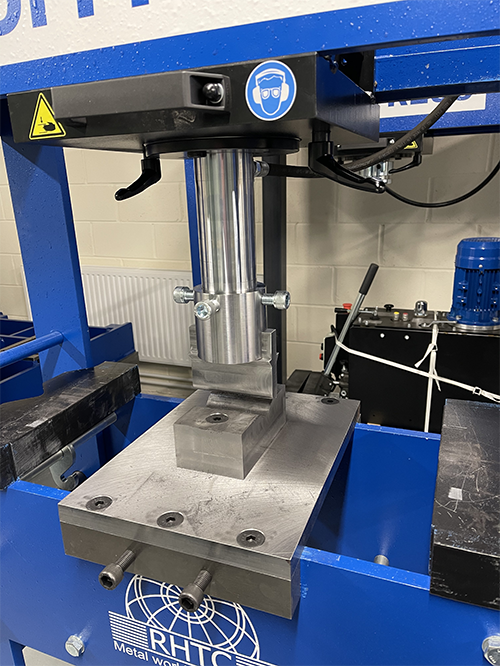 Motorised Workskhop Press Working table, toolholder, and press brake tool