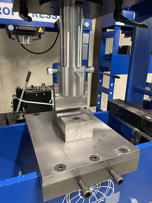 Motorised Workskhop Press Working table, toolholder, and press brake tool