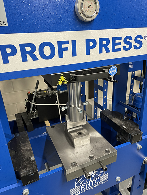 Motorised Workskhop Press Working table, toolholder, and press brake tool