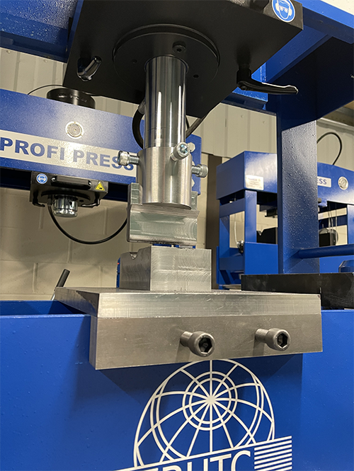 Motorised Workskhop Press Working table, toolholder, and press brake tool