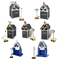 Cross Section of the Profile File Bender and Ring Rollers by The Workshop Press Company UK.