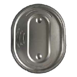 Metal Component Produced with a Rubber Pad Press from The Workshop Press Company UK from 1 mm anodised steel.