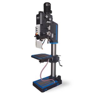 ERLO GP.50 model industrial pillar drill with 50 mm drilling and 35 mm tapping capacity.