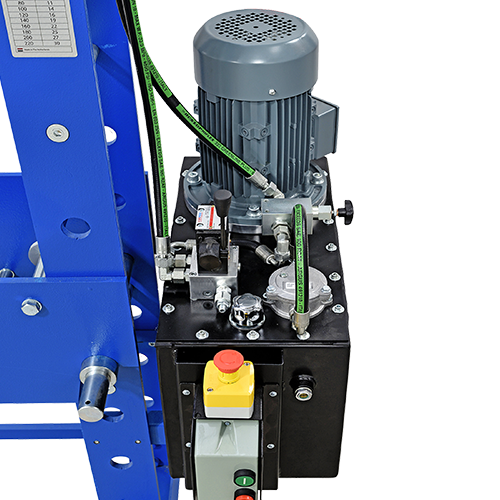 Power Pack for Hydraulic systems RHTC 60 Ton Motorised Hydraulic Workshop Press with fixed head