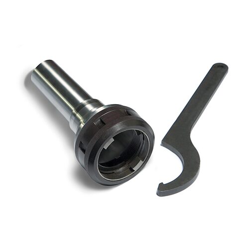 Taper Collet Chuck with C-Key for Pillar Drills - versatile, precision tool accessory compatible with all models.
