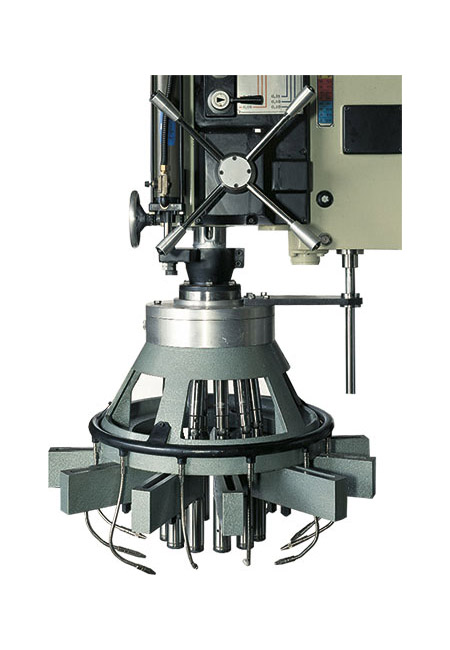 Multi-head drilling unit for a variety of ERLO Pillar Drill Presses from The Workshop Press Co UK