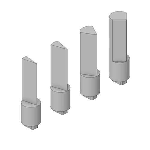 V-Punch Posts for Horiztontal Press Brakes
