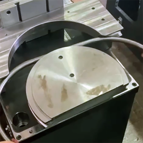 Solid Rod ring bending for horizontal press brake