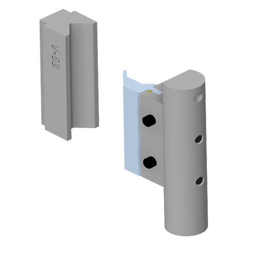 Promecam press brake tool tool holder for a horizontal press brake