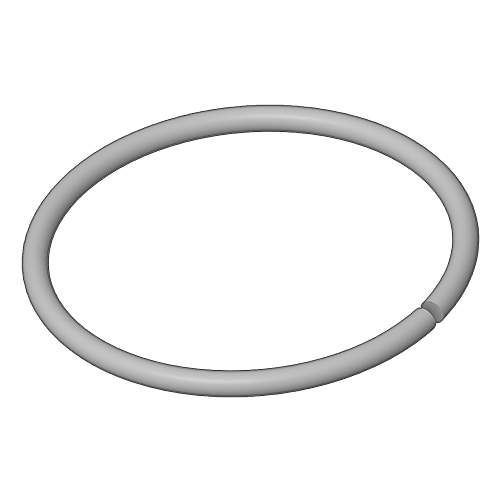 Picture of a round bar bent in a complete loop like a basketball hoop on a horizontal press brake fromThe Workshop Press Company UK