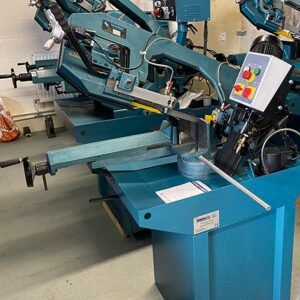 Side View of Used 280 GSHT Bandsaw Demonstrating Single Mitre Function