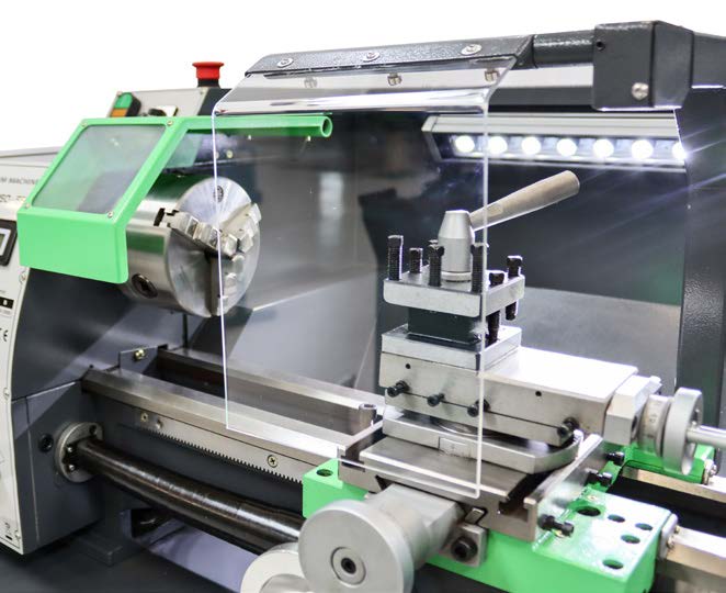 Work Area for the HM Machinery LT 250/550 Precision Metal Lathe