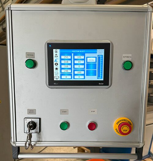 Control Unit for PPCT-100 with Beijer 7-Inch Controller in Automatic Mode