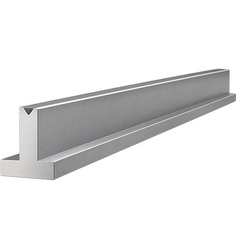 Contiguous full-length narrow single V-die block for press brake tooling