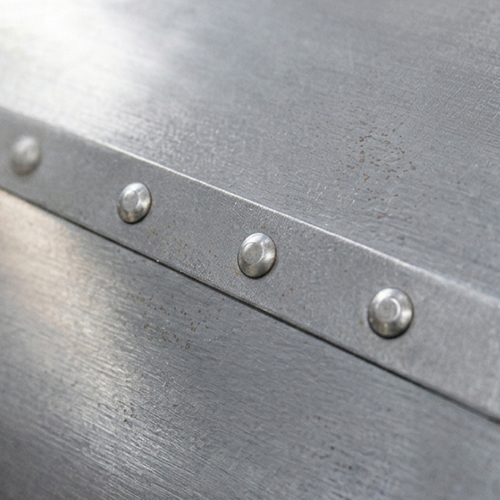 Example of a riveted sheet metal assembly